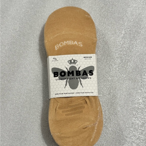 New Bombas Womens Casual Socks NUDE - TAN Medium No Show 4 Ct lot - Picture 2 of 4